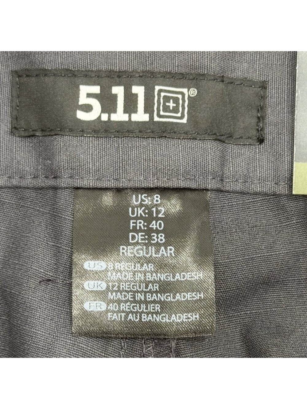 5.11 Womens Size 8 Taclite Tactical Pants EMS Charcoal Regular-Fit Cargo NEW - Picture 5 of 9